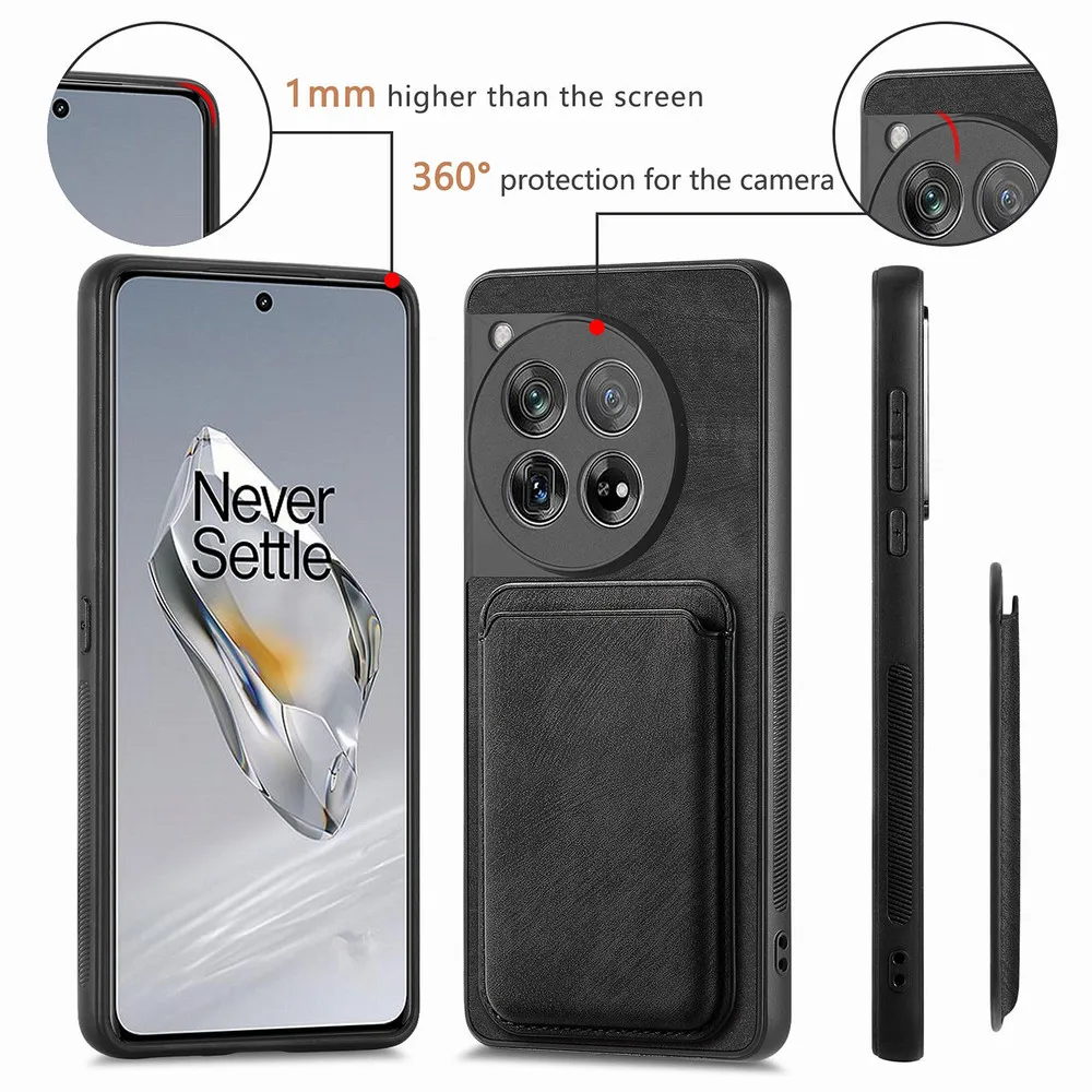 Для Oneplus 12 11 10T 5G Magsafe чехол OnePlus ACE Pro 2 в 1 съемная кожаная задняя крышка One Plus Nord CE Lite