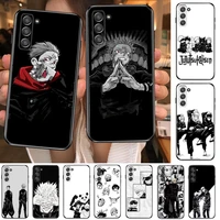 jujutsu kaisen manga phone cover hull for samsung galaxy s6 s7 s8 s9 s10e s20 s21 s5 s30 plus s20 fe 5g lite ultra edge