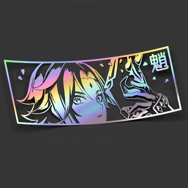 

Аниме Автомобильная наклейка JDM Декоративные наклейки для блокнота интерьерные аксессуары оконные бамперы высекальные ПВХ Виниловые накл...