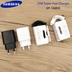 Зарядное устройство RYWER для Samsung S20 Ultra Note 10 20, быстрая зарядка 25 Вт, адаптер USB C к кабелю Type C для Galaxy S20 Plus A80