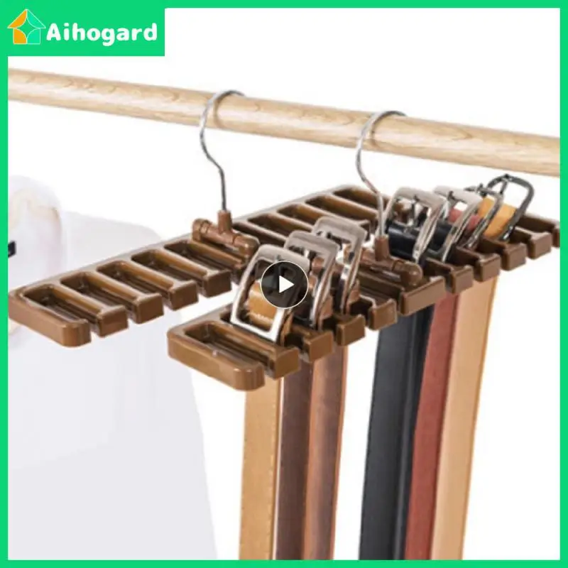 

Tie Belt Hanger Wardrobe Hangers For Clothes Multifunctional Closet Belts Scarf Tie Hanging Organizer For Wardrobe