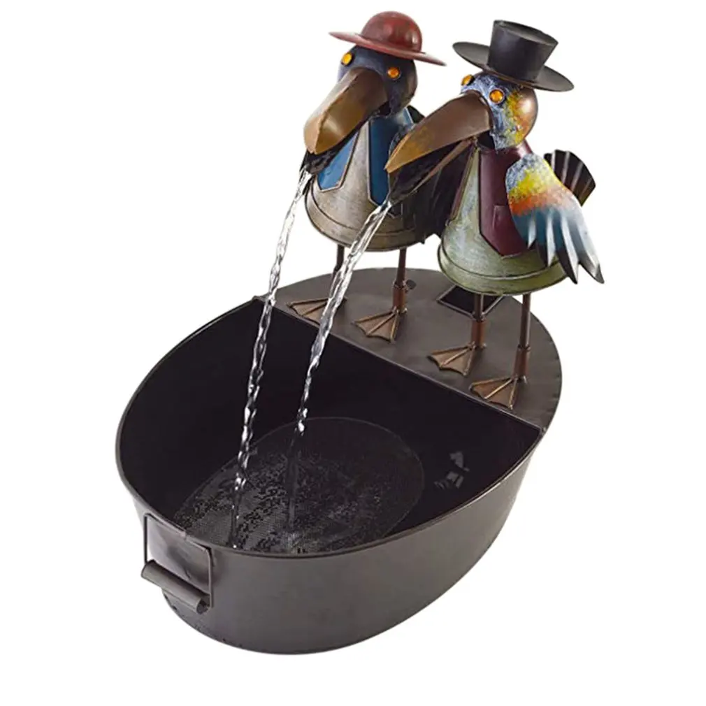 

Fountain Courtyard Art Fashionable Decoration Garden Durable Decoration Terrace Deck Hand-casting Rust-proof