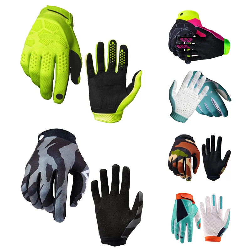 

2021 Men's Outdoor Riding Full Finger MTB Gloves Mountain Cycling Gloves Bicycle Gloves Motorcycle Off-road Racing MX Gloves