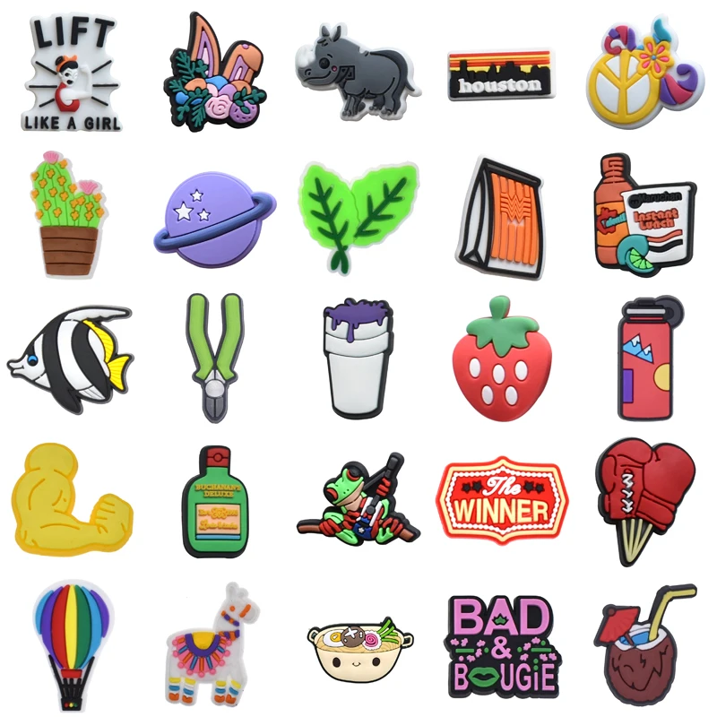 

Para Pins Women Charm Girl Men Shoes Accessories Wholesale Bulk Kids Set Jeans Decorations for Crocs Shoe Charms Boy Packs Gifts