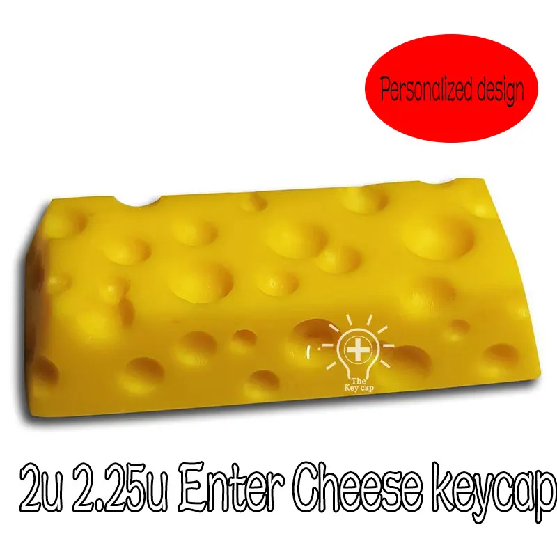 

Keycaps Yellow Cheese 2.25U 2U Custom Keycaps Creative Mechanical Keyboard Resin Key Cap for Cherry MX Axis Gaming Keycap