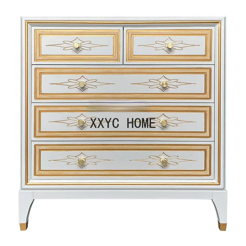 Легкий роскошный комод для гостиной перегородка хранения боковой шкаф в спальне