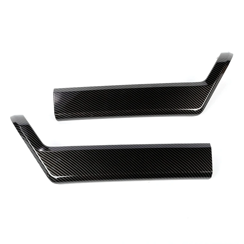 

Front Inner Side Door Handle Cover Trim Frame For Ford F150 2021 2022 2023 Replacement (ABS Carbon Fiber)