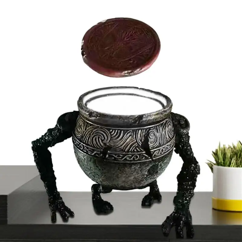 

Resin Pot Jars Decor Creative Magic Poison Jar Sculpture For Garden Ornaments Jar Sculpture For Desktop Bedroom Decoration