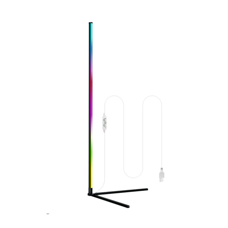 

Rgb-лампа напольная, меняющая цвет, с пультом ДУ