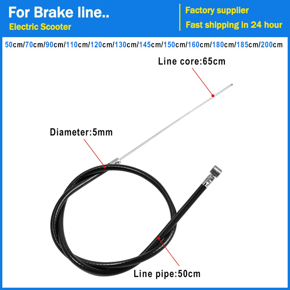 

Универсальный 10-дюймовый Сменный кабель для электрического скутера, Тормозная Линия KuGoo m4/m4 Pro, аксессуары для тормозной линии электрическо...
