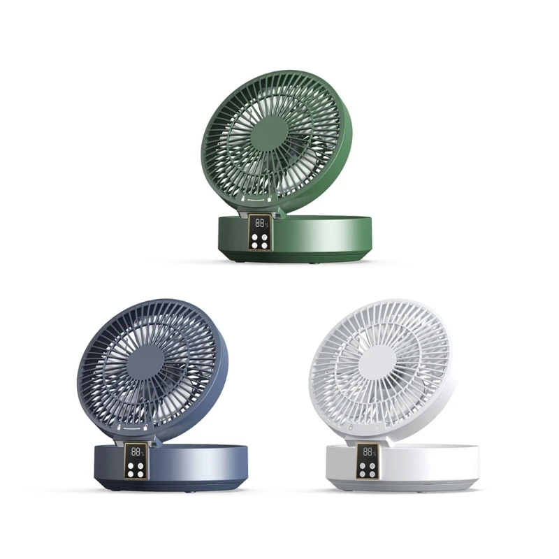 

Настольные вентиляторы с дистанционным управлением M2EE, электрический вентилятор для кемпинга, перезаряжаемый складной воздушный охладитель, настенный бесшумный напольный вентилятор со стандартом