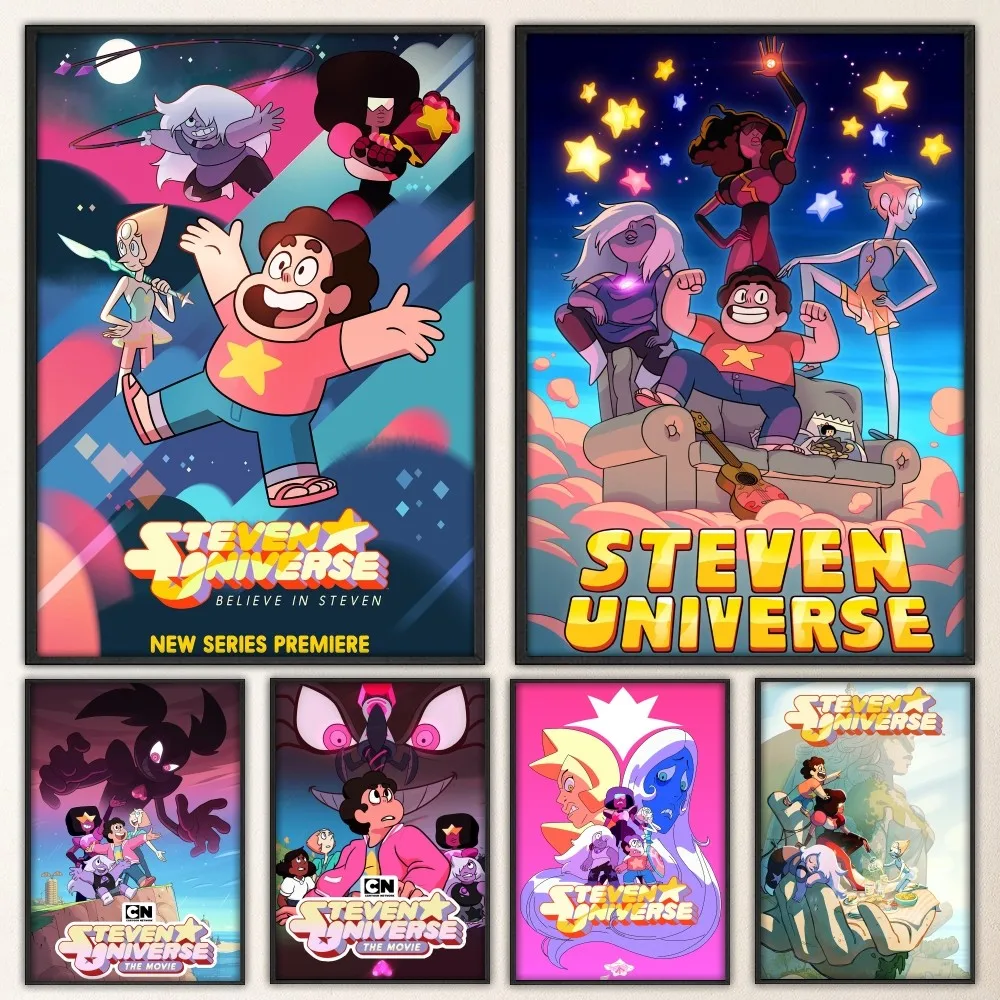 S-Steven Universe мультяшный плакат необычный наклейка на стену для гостиной бара