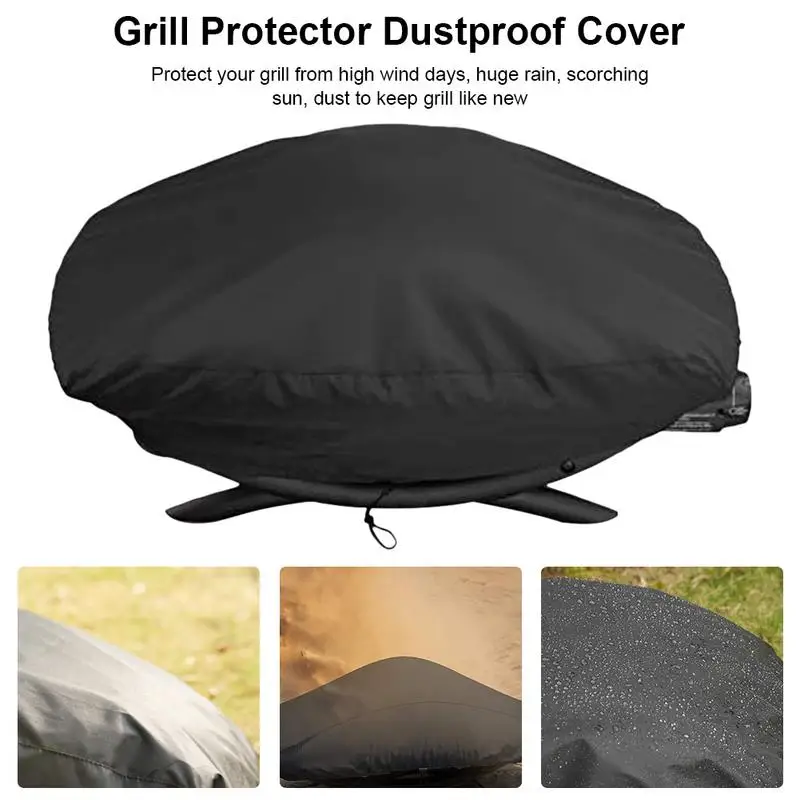 

Rain Black Weather Protective Cover Cover 1000 Dust Grill And For Grill Grill Grill Waterproof Weber Stove Cover