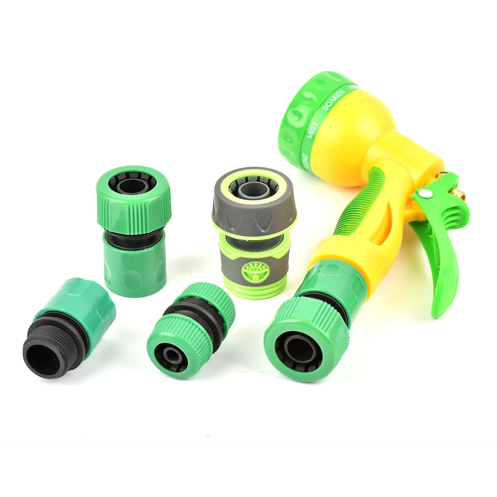 

1/2" 3/4" Water Guns Adapter Garden Hose Pipe Lawn Car Wash Sprayer Sprinkler Car Wash Tool