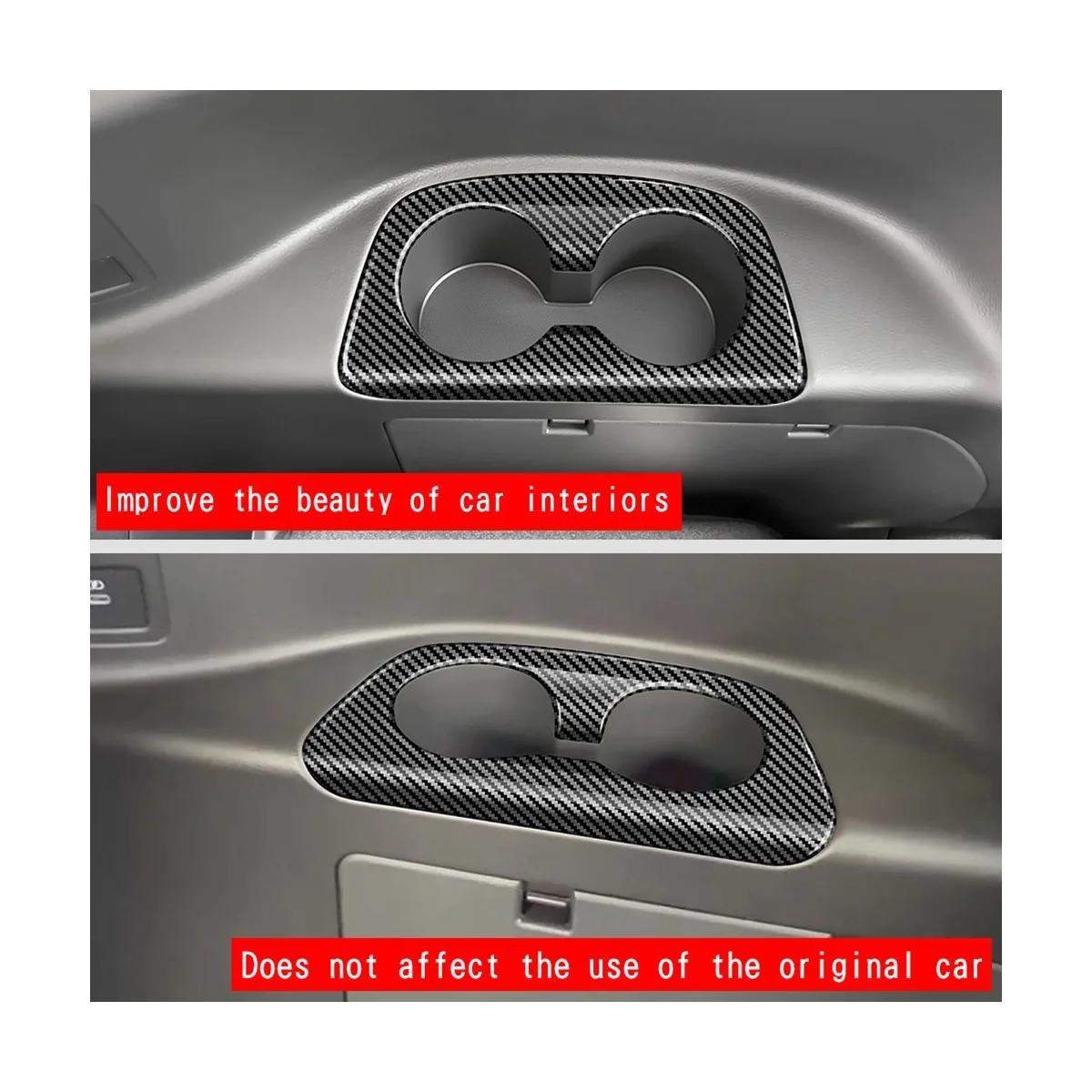 Автомобильный держатель для подлокотника из углеродного волокна третий ряд