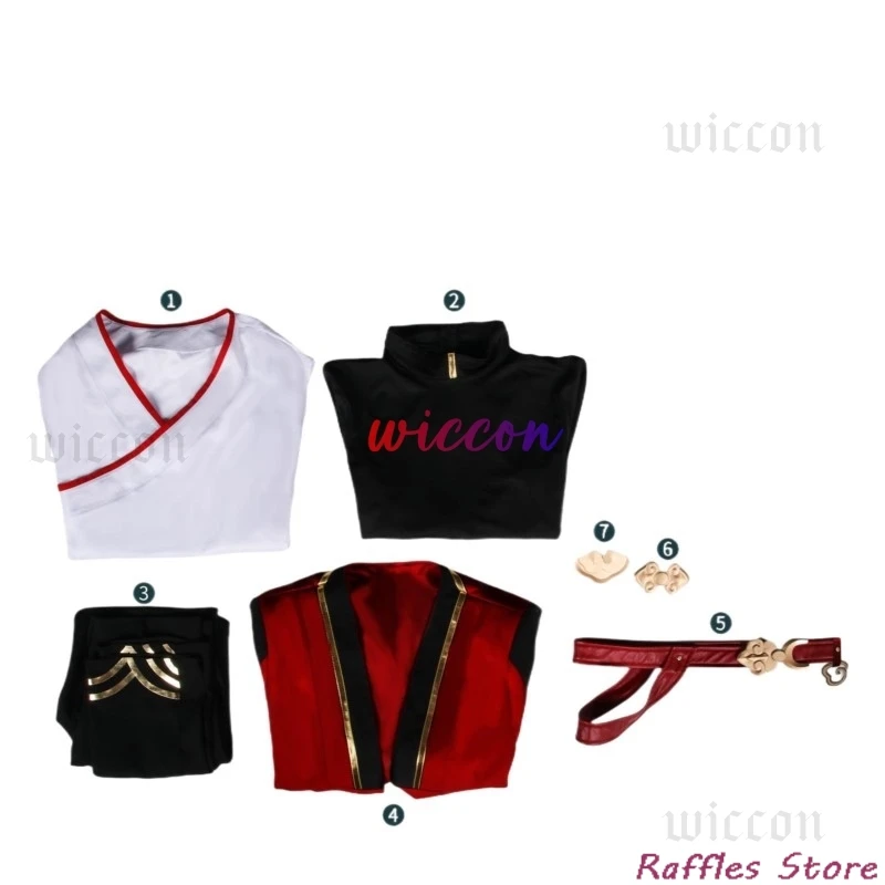 Honkai: Star Rail Gong Zao Si Subdue Косплей Костюм Cos Game Аниме Вечеринка Униформа Хэллоуин