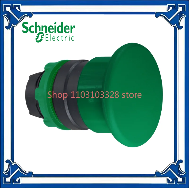 Оригинальная круглая головка Schneider ZB5AC3 для кнопки 22, пружинная возвратная зеленая грибовидная головка, головка кнопки 40 мм мария сябровская колыбельные 3 музыкальные кнопки