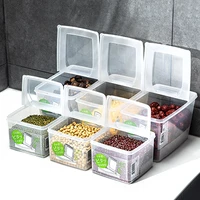2pcs fruit preservation box refrigerator food storage box kitchen grains plastic sealed boxes