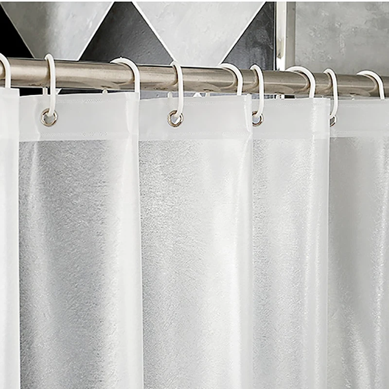 

New Brand Frosted EVA Matte Silk Translucent Shower Curtain Thick 3D Bath Curtains Waterproof Bath Screen for Bathroom