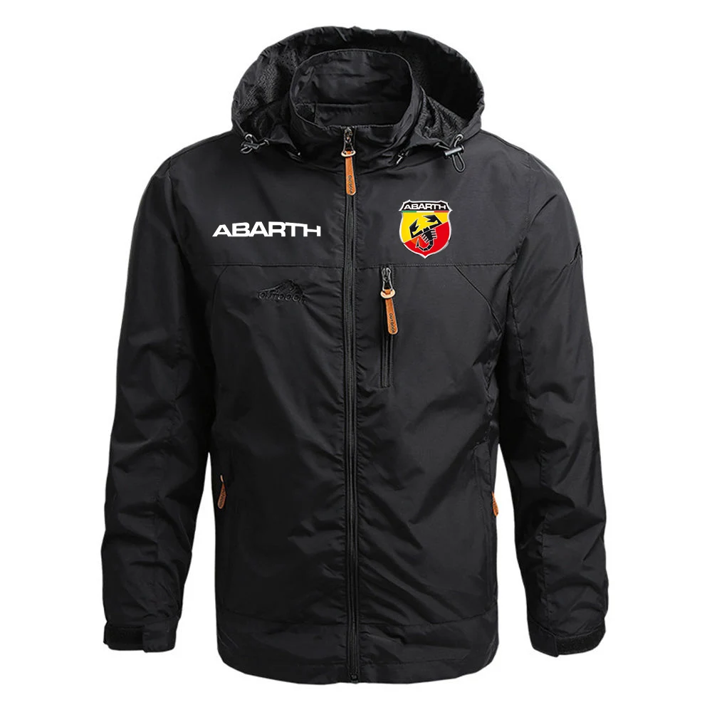 

2022 ABARTH Mens Fashion Comfortable Printing Zipper Custom England Style Movement Fitness Windproof Style Jackets