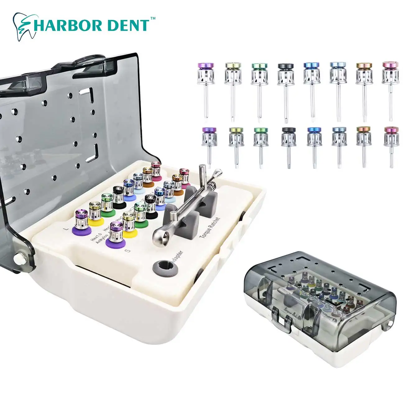 

Dental Implant Torque Wrench Ratchet 10-70NCM with Screwdriver Repair Tool For Dental Equipment