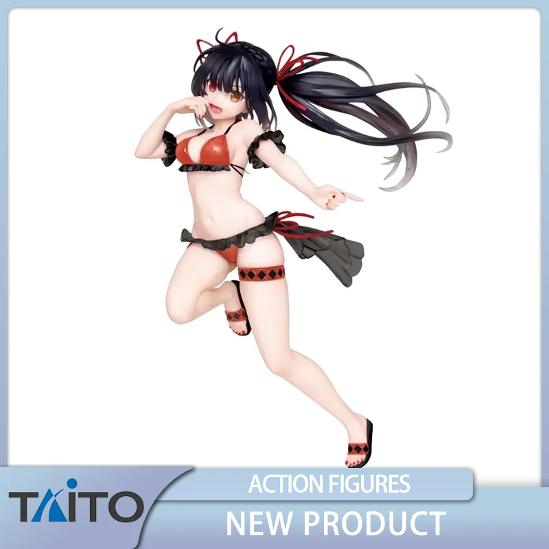 

TAITO Coreful DATE A LIVE Tokisaki Kurumi Swimwear Amusement Anime Action Figures Collectible Model Toys