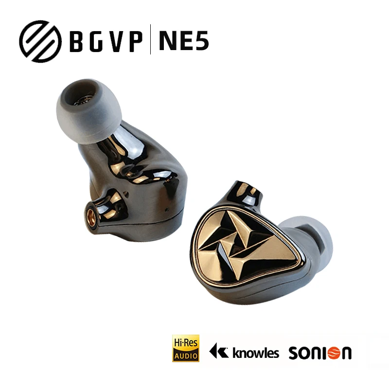 

Наушники-вкладыши BGVP NE5 2ES + 2BA + DD EST, Hi-Fi