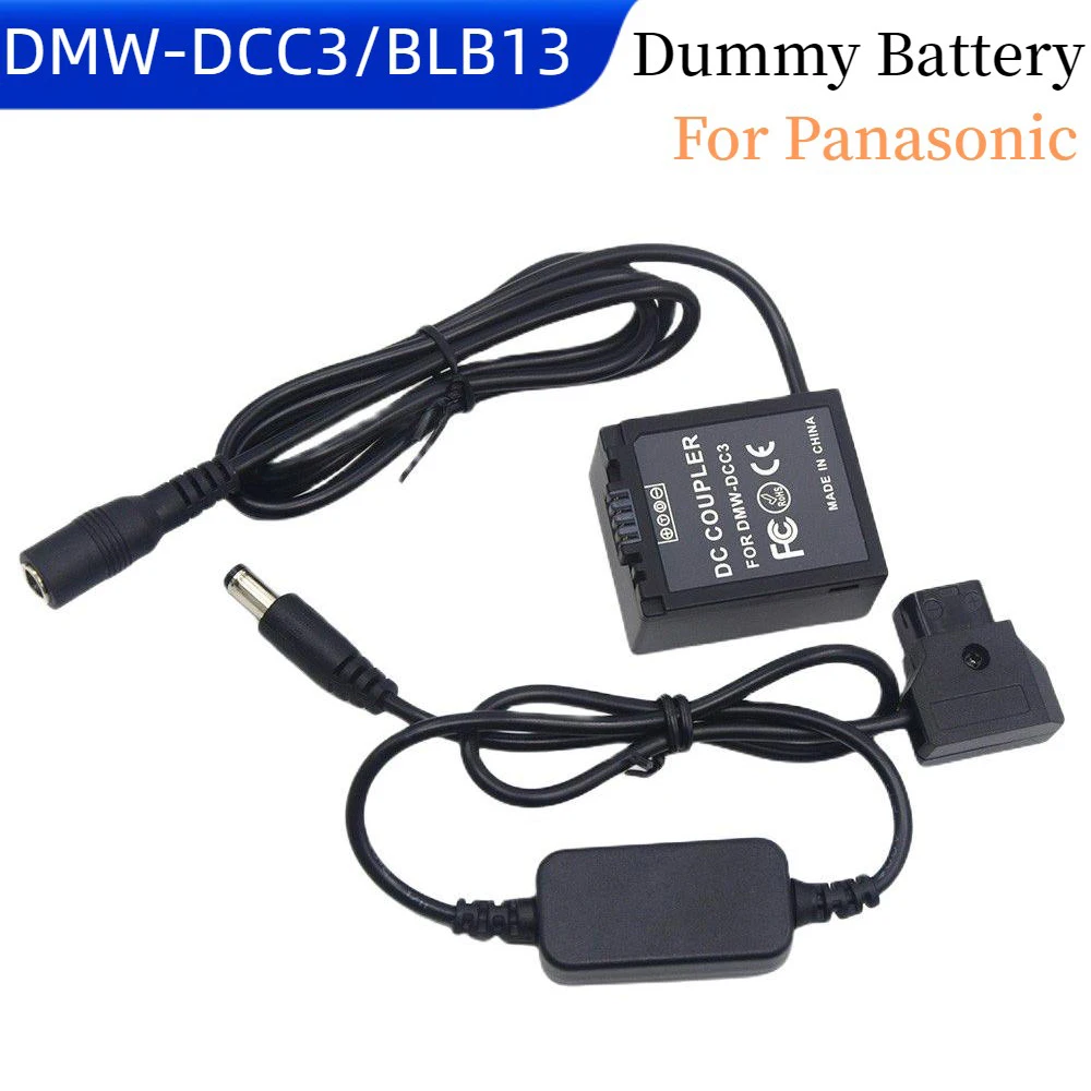 

D-TAP DC Cable+DMW-DCC3 DC Coupler BLB13 Dummy Battery for Panasonic G2 GH1 G1K G1R G1A G2A G2R G10K GH1K GH1W G1KEBA