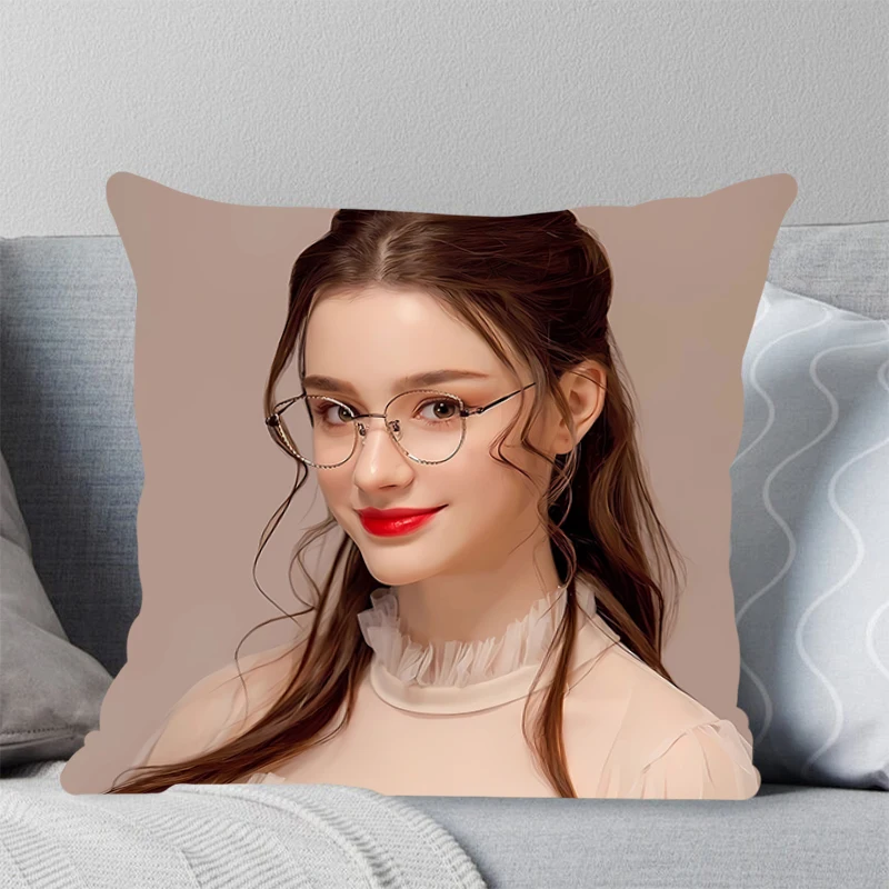 Квадратный Чехол Для Подушки Из Полиэстера Гостиной Автомобиля Ресторана Декор