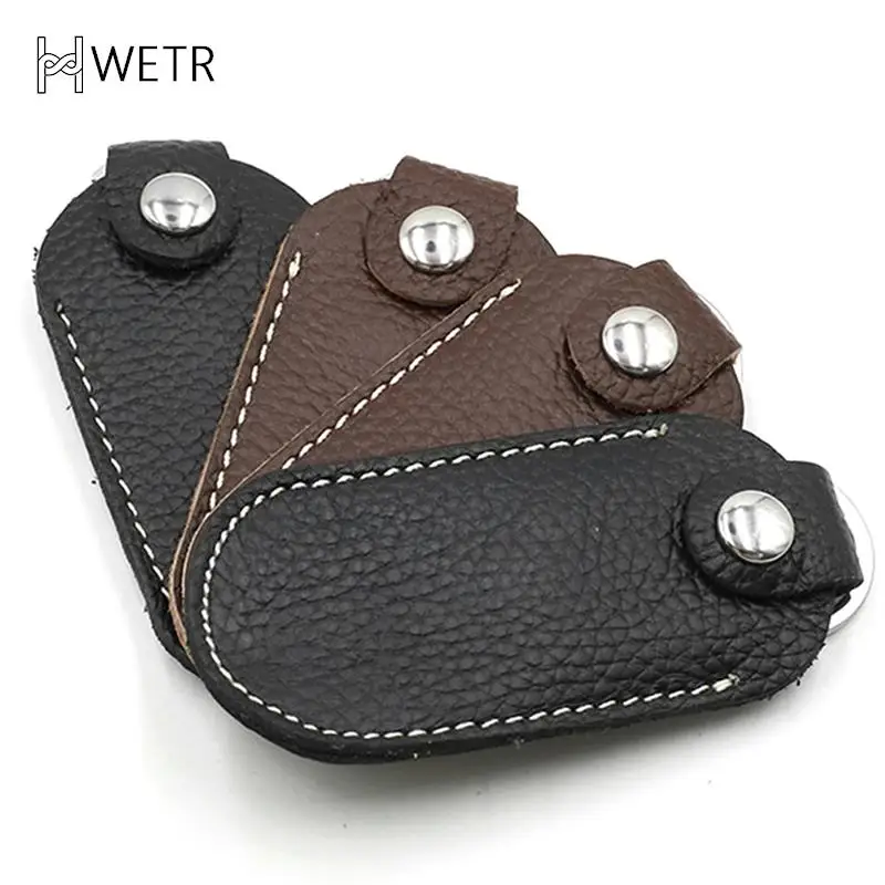 

Leather USB Flash Drive Storage Bag Protective Cover Keychain USB Drive Case