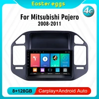 for mitsubishi pajero v73 v77 v68 v75 2008 2011 4g carplay 9 inch android 2din car multimedia navigation gps autoradio head unit