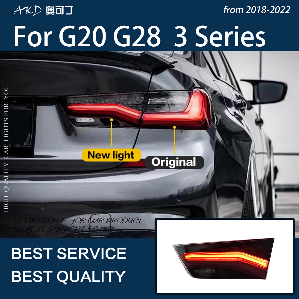

Car Lights For BMW G20 G28 2019-2022 LED Auto Taillight Assembly Upgrade M8 Type Design Dynamic Signal Lamp Tool Accessories