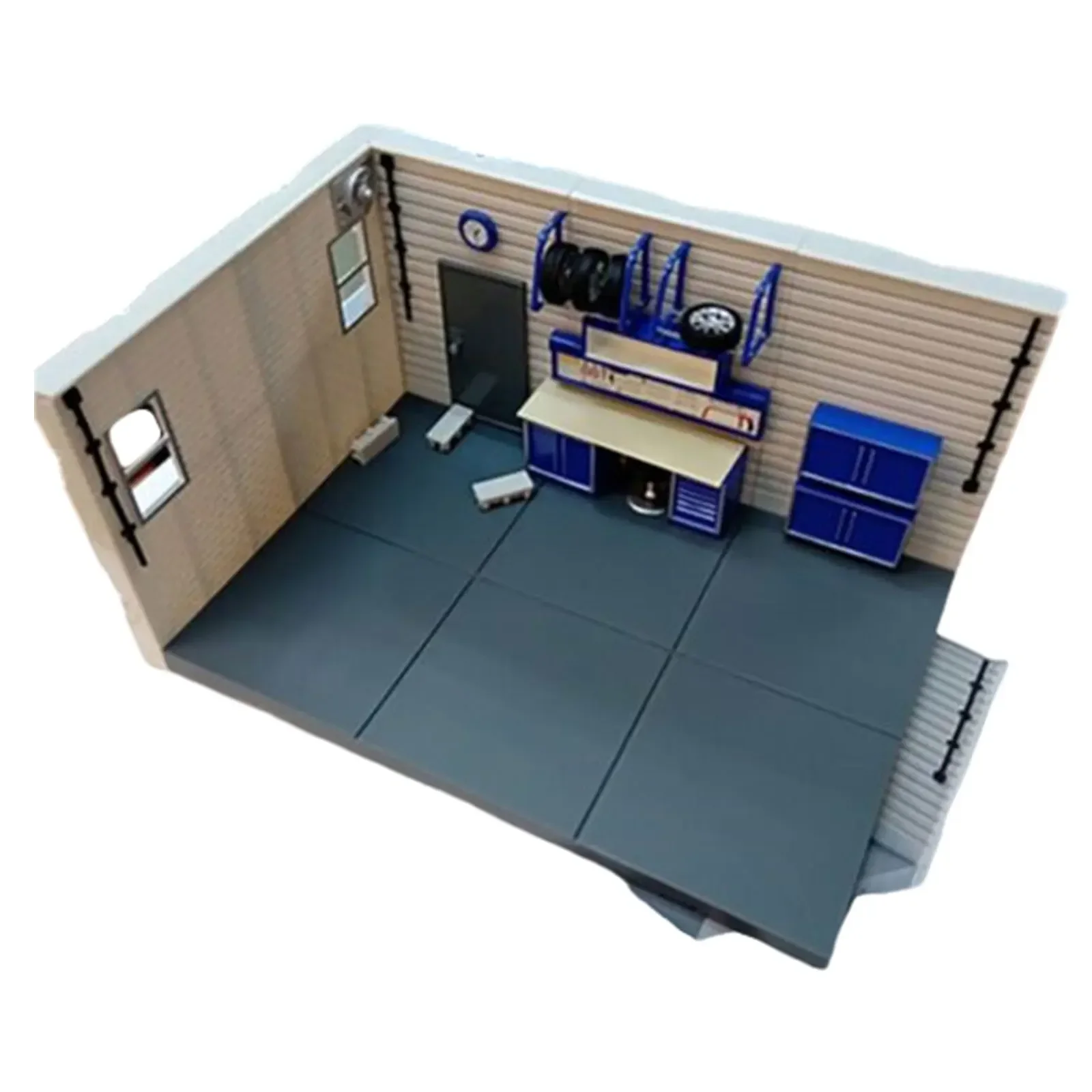 Новый 1/43 диорама модель автомобиля гараж собранные украшения автомобиль высокое