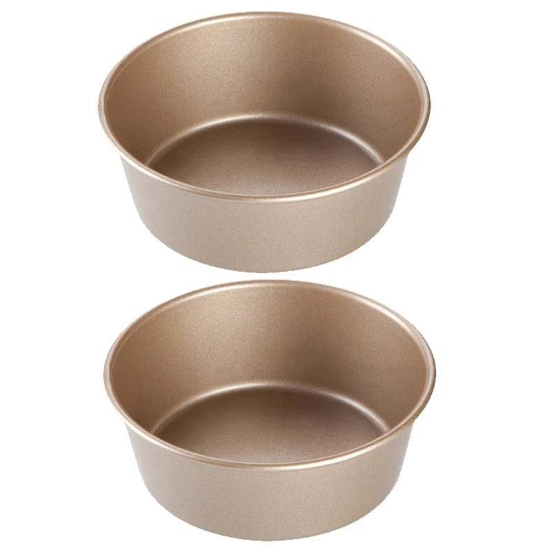 

2 Pieces Convenient Air Fryer Mini Cake Pans Carbon Steel Moulds Must Have Tools Drop Shipping