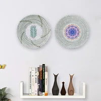 woven seagrass basket decorative tray fruit bowl wall hanging for wall decoration sundries storage housewarming gift home decor