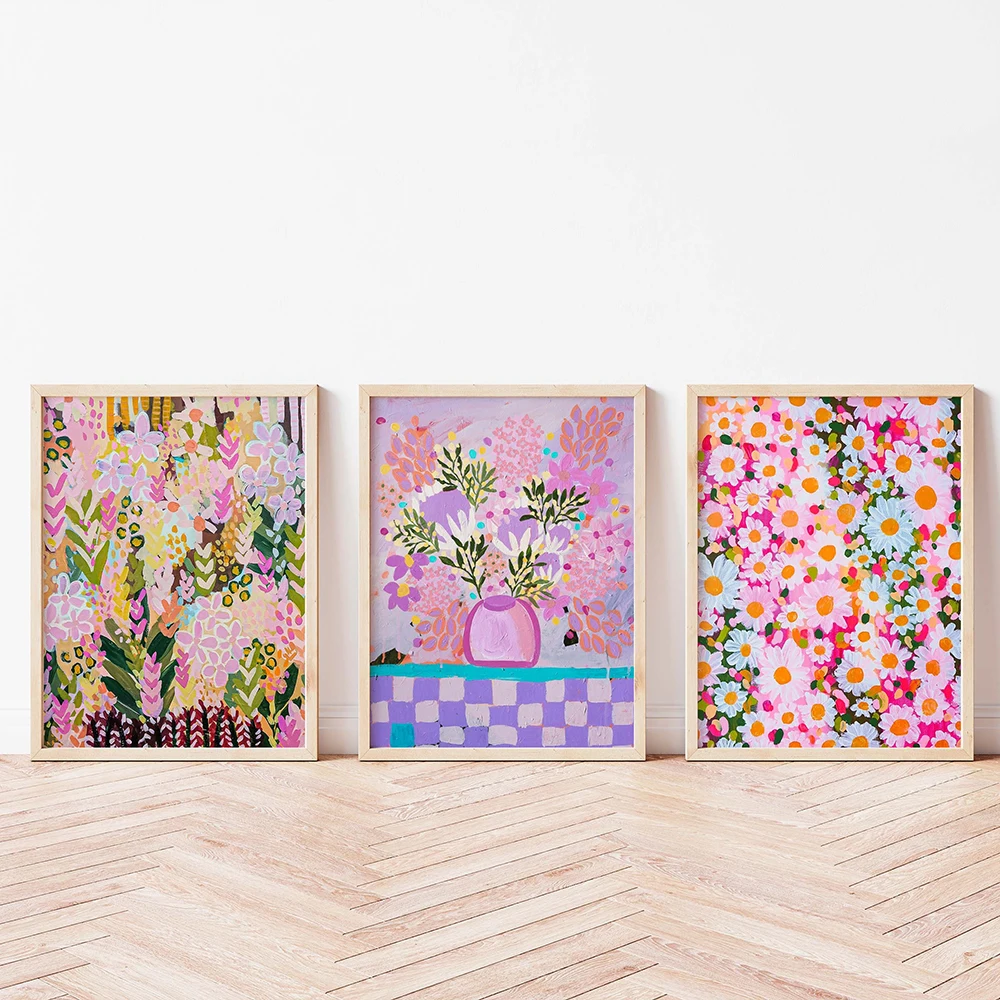 

Природа пейзаж холст живопись Австралийский красочный дикий цветок Лилия стена искусство плакат скандинавский принт творческие картины Д...