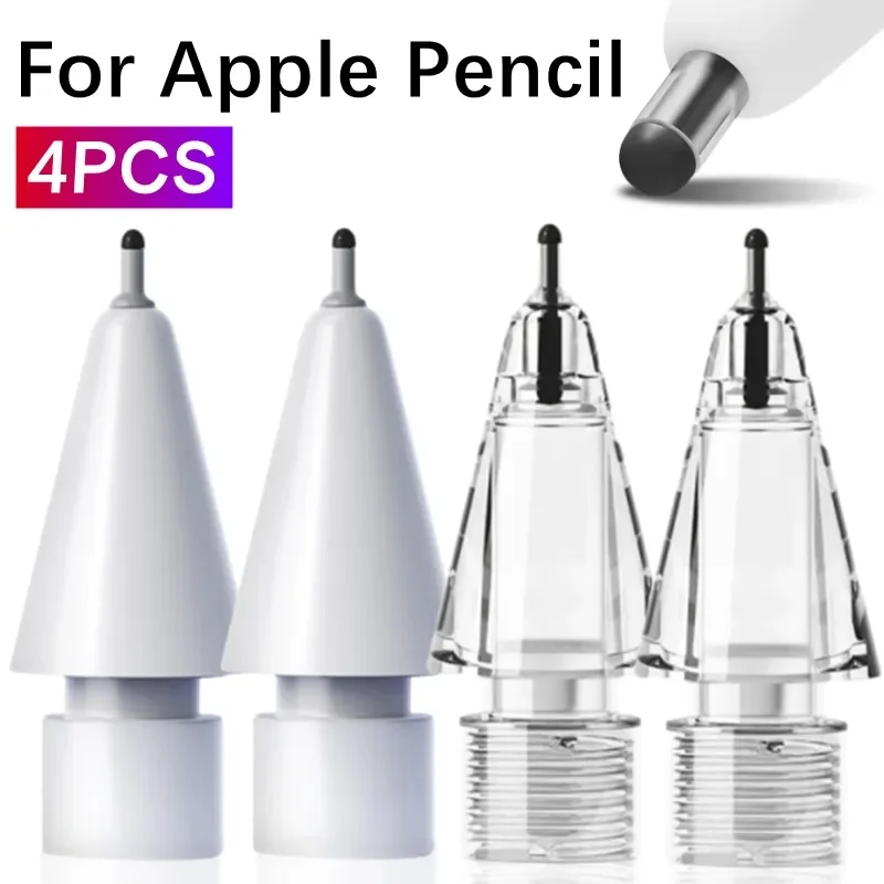 E Tips For Apple Pencil 1/2 Wear-resistant Replacement Stylus Pen Tip For Ipencil 1/2 4b 2b Mute Spare Nib