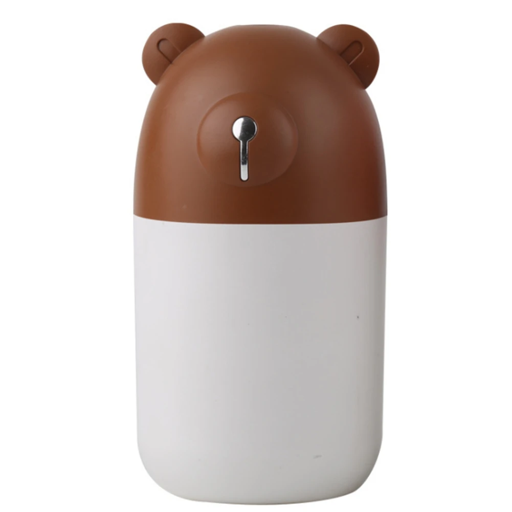 

Mini Air Humidifier 280ML Aroma Essential Oil Diffuser for Home Car USB Fogger Mist Maker with LED Light Brown