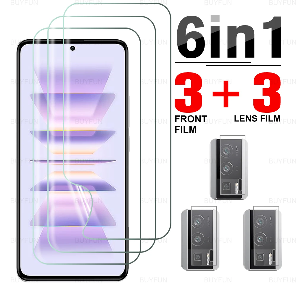 

6 в 1, Гидрогелевая Защитная пленка для Xiaomi Redmi K60 Pro Xiomi Redmy K60 K60E K60Pro