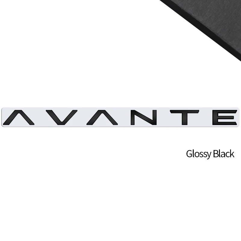 3D металл для AVANTE 2020 2021 2022, эмблема с буквами, наклейки на задний багажник автомобиля, значок, автоаксессуары, Стайлинг