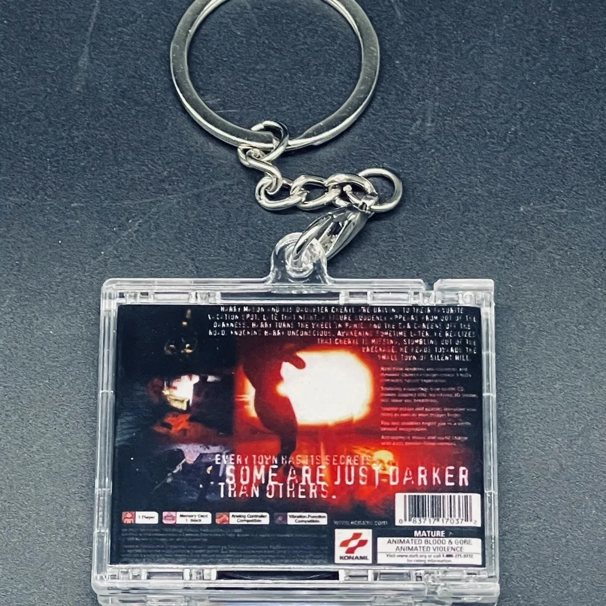 Брелок для ключей игры Silent Hill MINI Music CD NFC Akira Yamaoka, альбом Play Songs, брелок для ключей, ожерелье для косплея, акриловая подвеска, аксессуары (art.: 3920d3edef3df) - 3920d3edef3df