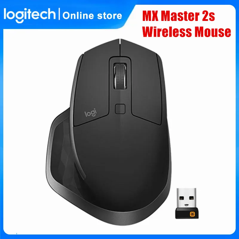 

Мышь Logitech MX Master 2S беспроводная, Bluetooth, 4000DPI, 2,4 ГГц