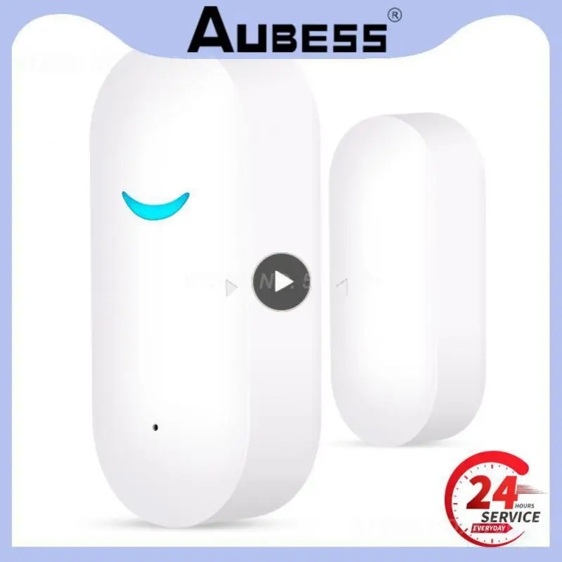 

Window Alarm Sensors Wifi Tuya Smart Wifi Door Sensor Wireless Curtain Open / Closed Detectors Smart Home Automation