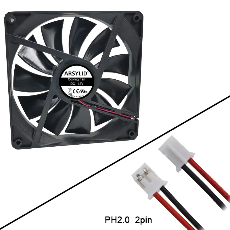 

135x135x25 мм 135 мм 13 см большой объем воздуха Охлаждение для блока питания компьютера чехол 13525