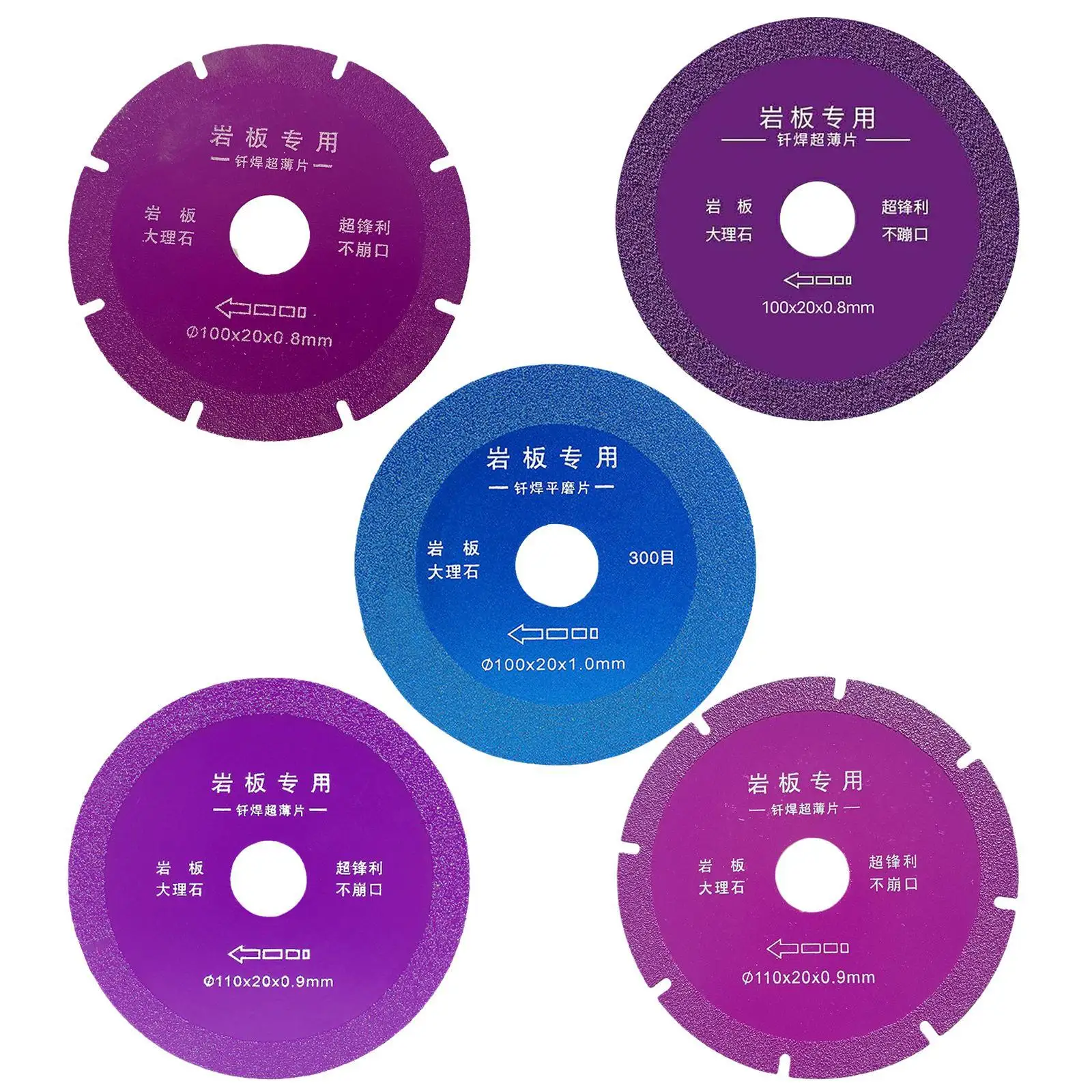

Glass Cutting Disc 110/100mm Ultra-thin Saw Blade Jade Crystal Wine Bottles Grinding Chamfering Cutting Blade Diamond Saw Blade