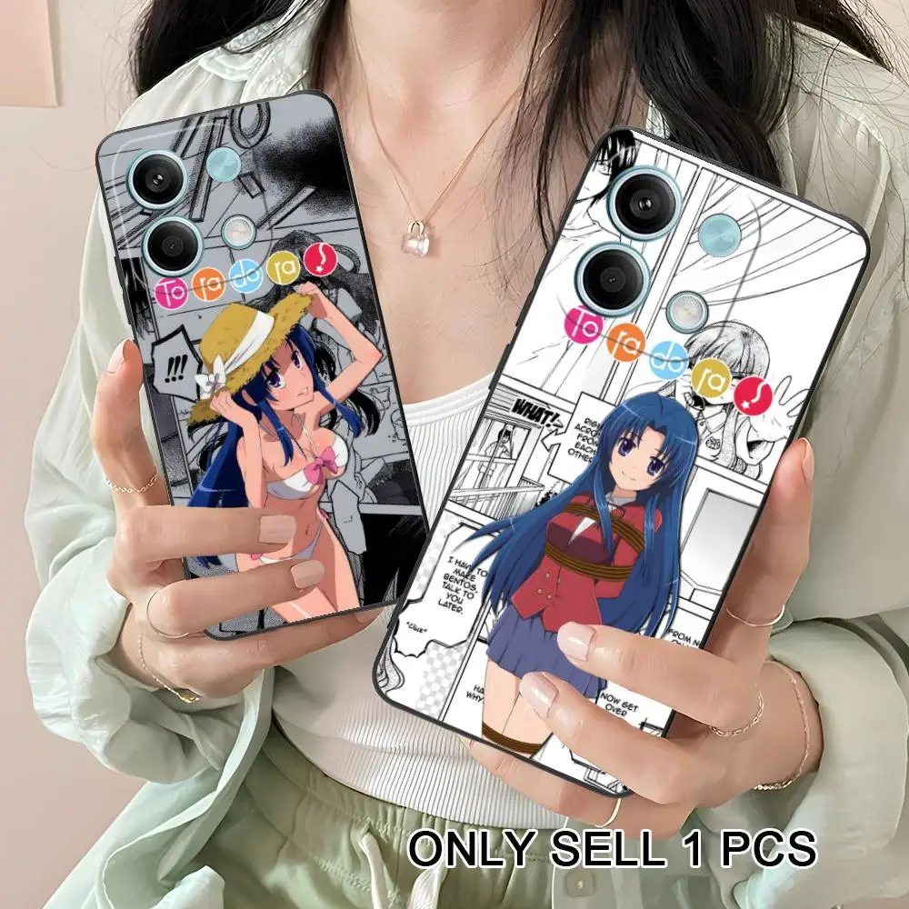 Фото Чехол для телефона Toradora Kawashima для Xiaomi Redmi Note 14 13 12 11 S Pro Plus 4G 5G, мягкий противоударный чехол из ТПУ №1