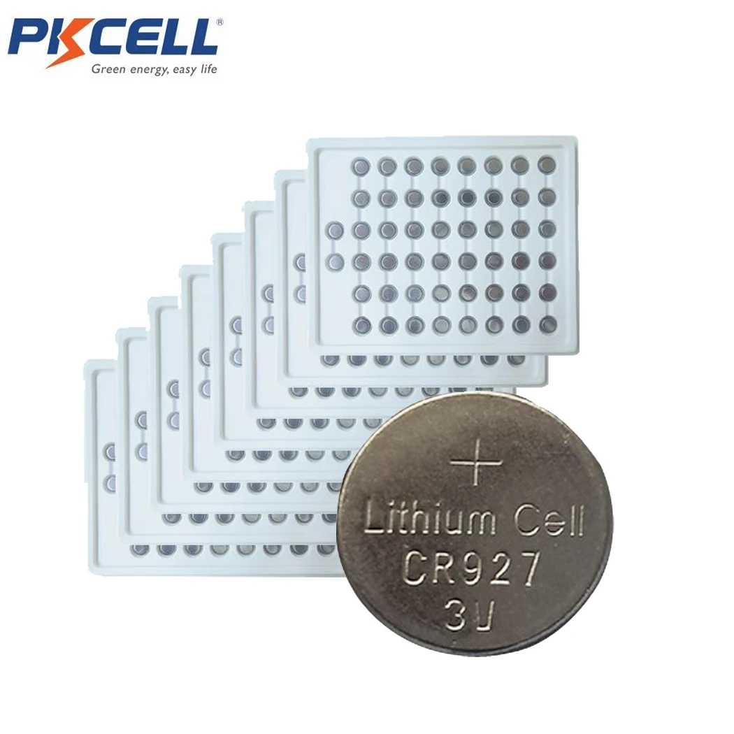 

2000Pcs PKCELL 3V CR927 DL927 ECR927 5011LC Lithium Battery CR 927 Button Coin Cell Battery