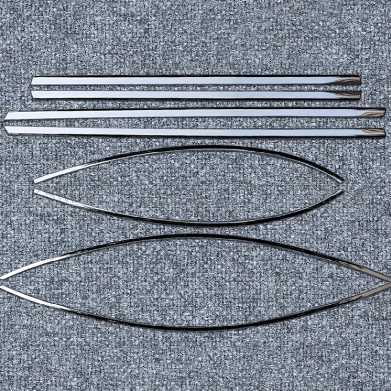 Автомобильный Стайлинг черное оконное украшение с блестками накладка для Mercedes