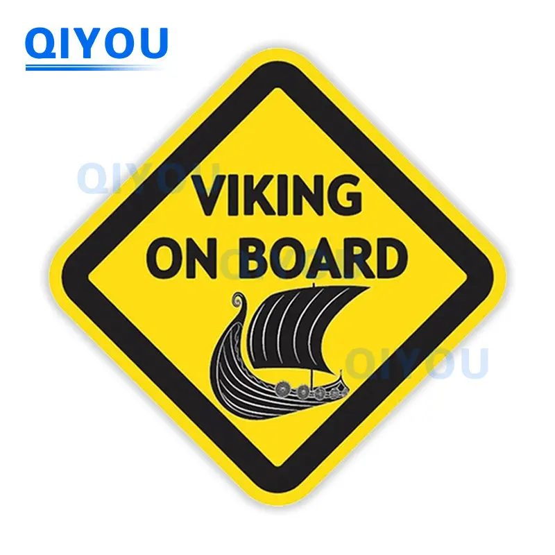

Personalized Body Decoration VIKING ON BOARD Car Stickers for Die-cut PVC Decal Used for Car Body Windshield Pull Rod Boxes