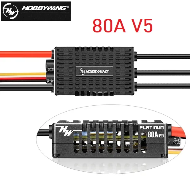 Hobbywing Platinum V5 80A 120A 150A 3-8S бесщеточный ESC электрический регулятор скорости